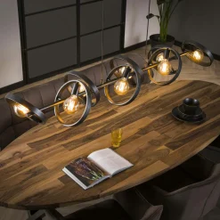 RALF Suspensions / Lustres|Lampes À Poser·Lampe Style Industriel|Plafonnier design 2 anneaux