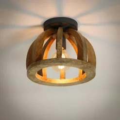 RALF Suspensions / Lustres|Plafonnier noir en métal