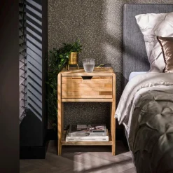 OMSK Meubles D'Entrée·Portemanteaux|Portemanteaux Industriels|Portemanteau mural bois recyclé brut 7 crochets 1 étagère