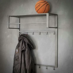 Meubles D'Entrée·Portemanteaux|Portemanteau mural industriel métal GM