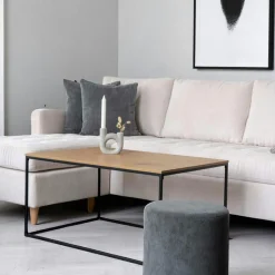 DELHI Meubles D'Entrée·Portemanteaux|Portemanteau mural rainuré en bois de manguier 6 accroches