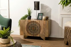 DELHI Meubles De Rangement·Petits Meubles De Rangement|Porte-parapluies campagne en bois de manguier strié