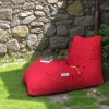 ARTA Transats / Bains De Soleil|Pouf bain de soleil XXL imperméable – rouge