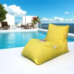 ARTA Transats / Bains De Soleil|Pouf bain de soleil XXL imperméable – bleu