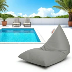 ARTA Coussins / Poufs De Jardin|Pouf berlingot extérieur gris