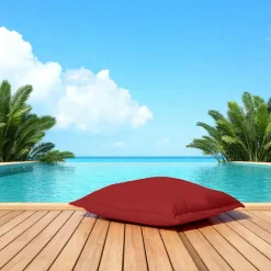 ARTA Coussins / Poufs De Jardin|Pouf coussin de sol extérieur imperméable - noir