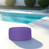 ARTA Coussins / Poufs De Jardin|Pouf extérieur imperméable violet - forme ronde