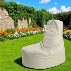 ARTA Coussins / Poufs De Jardin|Pouf poire extérieur gris