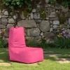 ARTA Coussins / Poufs De Jardin|Pouf poire extérieur rose avec poches latérales