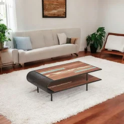 BRUGES Meubles De Salon·Poufs|Pouf rond beige en tissu bouclette