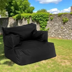 ARTA Coussins / Poufs De Jardin|Pouf XXL extérieur avec accoudoirs - rose