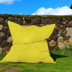 ARTA Coussins / Poufs De Jardin|Pouf XXL extérieur jaune 180 cm