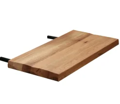 PALERME Rallonges De Tables À Manger|Rallonge pour les tables en chêne huilé bords naturels 200 et 240 cm (50 cm)