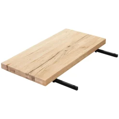 PALERME Rallonges De Tables À Manger|Rallonge pour table extensible en chêne blanc bords droits 200 et 240 cm