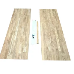 COLOGNE Rallonges De Tables À Manger|Rallonges pour table extensible en chêne huilé 140-340 cm (lot de 2)