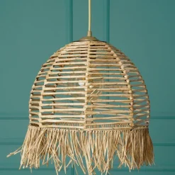 OLTEN Suspensions / Lustres|Suspension bohème durable avec franges, style cocooning