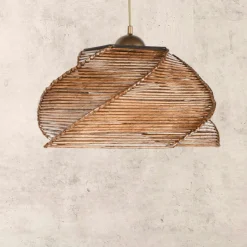 OLTEN Suspensions / Lustres|Suspension bohème forme ronde - spirale ø36 cm