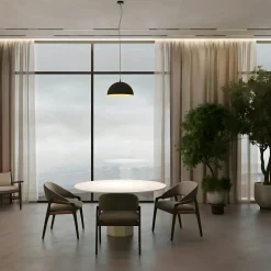 FLORA Suspensions / Lustres|Suspension de cuisine moderne - cône noir mat