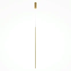 SALEM Suspensions / Lustres|Suspension design dorée – 1 barre verticale LED 415 cm