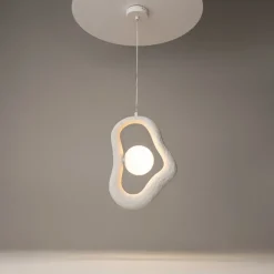 LULING Suspensions / Lustres|Suspension design effet béton gris – globe central 