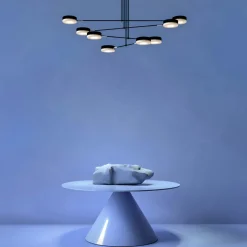 OCALA Suspensions / Lustres|Suspension design LED – 6 lampes disques orientables