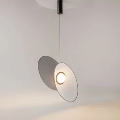 JUNO Suspensions / Lustres|Suspension design LED – abat-jour diabolo bleu