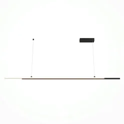SALEM Suspensions / Lustres|Suspension design LED – double barre dorée minimaliste