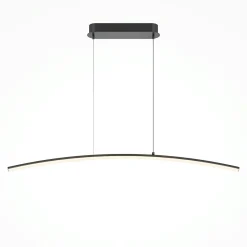 AVA Suspensions / Lustres|Suspension design LED avec boucle noire stylisée