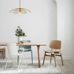 SINOP Suspensions / Lustres|Suspension design métal noir filaire forme fleur