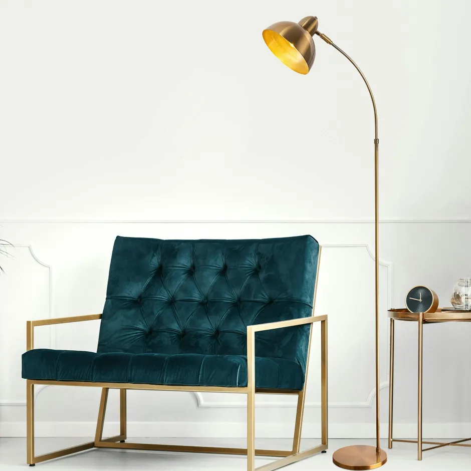 TAVA Suspensions / Lustres|Suspension design verre – cylindre doré et transparent