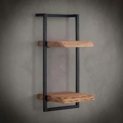 CAMOGLI Suspensions / Lustres|Suspension industrielle - cube bois