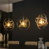 RALF Suspensions / Lustres|Lampes À Poser·Lampe Style Industriel|Suspension industrielle 3 globes en métal percé