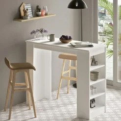 CAMOGLI Suspensions / Lustres|Suspension industrielle bois & corde - 3 ampoules