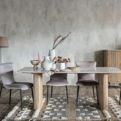 CAMOGLI Suspensions / Lustres|Suspension industrielle bois & corde - 5 ampoules