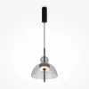 NORA Suspensions / Lustres|Suspension LED moderne - verre fumé silhouette ronde
