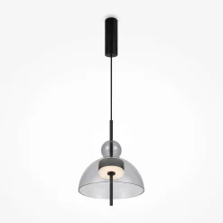 NORA Suspensions / Lustres|Suspension LED moderne - verre ambré silhouette cloche