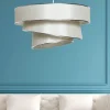 ZURICH Suspensions / Lustres|Suspension moderne beige - abat-jour triple