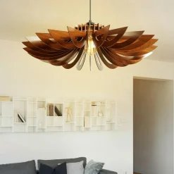 ZURICH Suspensions / Lustres|Suspension moderne blanche - abat-jour triple, moderne