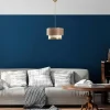 ZURICH Suspensions / Lustres|Suspension moderne en tissu - abat-jour bicolore