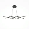 SALEM Suspensions / Lustres|Suspension noire LED – barres croisées minimalistes