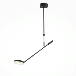 OCALA Suspensions / Lustres|Suspension noire LED – bras articulé avec 1 ampoule