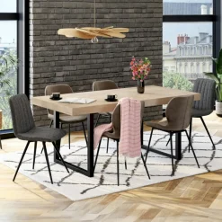 Lucknow Univers Déco·Vintage|Suspensions / Lustres|Suspension vintage en verre ambré 3 lampes