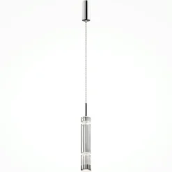 SOLANA Suspensions / Lustres|Suspension design LED – abat‑jour verre taillé 365 cm 