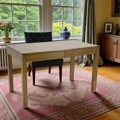 Olga Tables À Manger En Bois|Tables À Manger Rectangulaires|Table / bureau hévéa 125cm