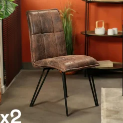 DENVER Univers Déco·Maison De Campagne|Tables À Manger Rectangulaires|Table à manger bois recyclé style campagne 140 cm