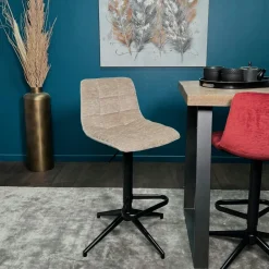 BERGAME Tables À Manger Rondes|Tables À Manger En Céramique|Table à manger en céramique noire mate forme ronde 140 cm