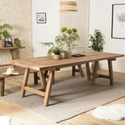DENVER Univers Déco·Maison De Campagne|Tables À Manger Rectangulaires|Table à manger en pin recyclé 270 cm