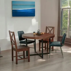 SAMOA Tables À Manger Rectangulaires|Tables À Manger En Bois|Table à manger extensible bois brun recyclé 140-180