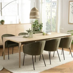 PANAMA Tables À Manger Rectangulaires|Tables À Manger En Chêne|Table à manger extensible 240/292 cm chêne clair