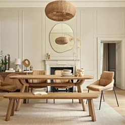 KYOTO Tables À Manger Rectangulaires|Tables À Manger En Chêne|Table à manger moderne en chêne 240 cm